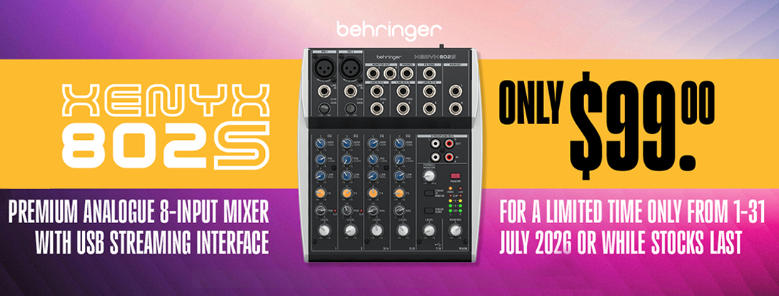 CP Behringer XENYX 802S July 2026