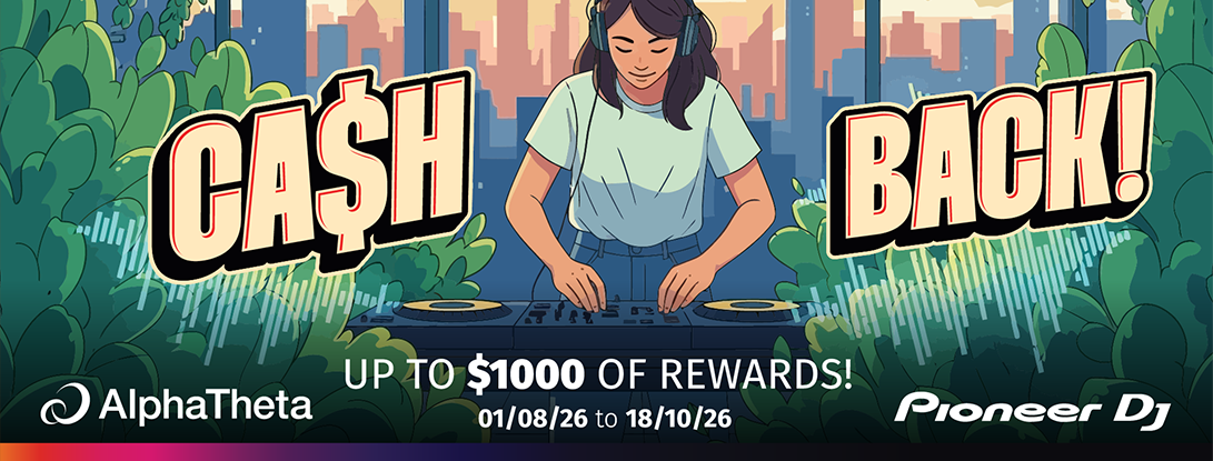 CP AlphaTheta Pioneer DJ Cashback