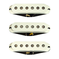 Lollar Pickups Strat Vintage Blonde Flat Pole Set Parchment