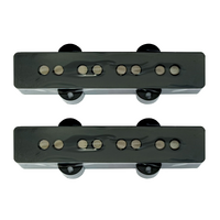 Lollar Pickups Jazz Bass 4 String Set Black