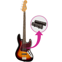 Squier Classic Vibe '60s Jazz Bass 3CS w/ Upgraded Fender Pickups