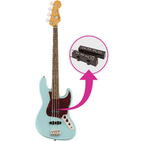 Squier Classic Vibe '60s Jazz Bass DB w/ Upgraded Fender Pickups