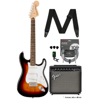 Squier Affinity Stratocaster 3-Color Sunburst Bundle