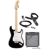 Squier Affinity Stratocaster Black Bundle
