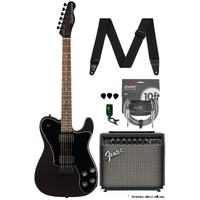 Squier FSR Affinity Telecaster Deluxe Metallic Black Bundle
