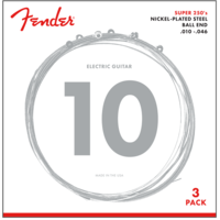 Fender Super 250R .010-.046 Strings - 3-Pack