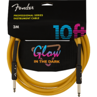 Fender Pro Glow in the Dark Cable, Orange - 10ft