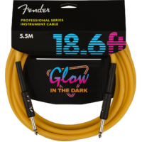 Fender Pro Glow in the Dark Cable, Orange - 18.6ft