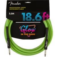 Fender Pro Glow in the Dark Cable, Green - 18.6ft