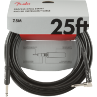 Fender Professional Instrument Cable Straight/Angled 25' Black