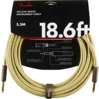 Fender Deluxe Instrument Cable Straight/Straight - 18.6' Tweed