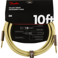 Fender Deluxe Instrument Cable Straight/Straight - 10' Tweed