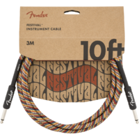 Fender Instrument Cable - 10' Rainbow