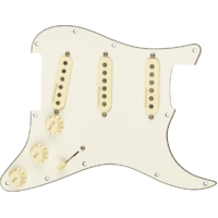 Fender Pre-Wired Strat Pickguard White Vintage Noiseless SSS