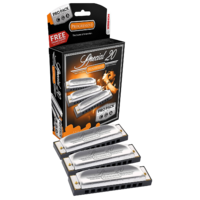 Hohner Special 20 Harmonica Pro Pack 3 Pack