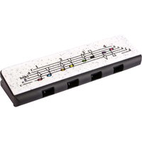 Hohner Speedy Harmonica Black & White - Key of C