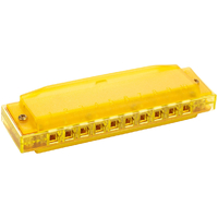 Hohner Kids Clearly Colourful Translucent Harmonica Yellow - Key of C