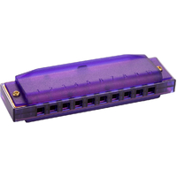 Hohner Kids Clearly Colourful Translucent Harmonica Purple - Key of C