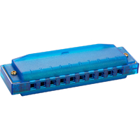 Hohner Kids Clearly Colourful Translucent Harmonica Blue - Key of C