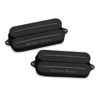 Seymour Duncan Black Winter Rails 7 String Humbucker Set Black Rails