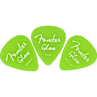 Fender Glow In The Dark 351 Picks - 12 Pack