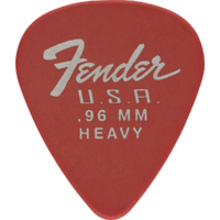 Fender 351 Dura-Tone .96 Fiesta Red 12 Pick Pack