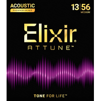Elixir Attune Phosphor Bronze 21102 13-56
