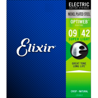 Elixir Nickel Plated Optiweb 9-42