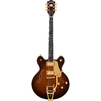 Gretsch Broadkaster LX Figured Center Block String-Thru Bigsby Havana Burst