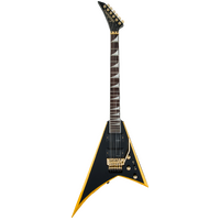 Jackson X Series Rhoads RRX24 Black w/ Yellow Bevels