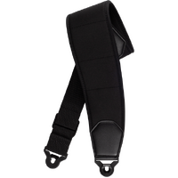 D'Addario 3.5" Auto Lock Comfort Neoprene Strap Black