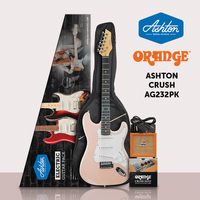 Ashton AG232PK Electric Guitar Pack Metallic Pink