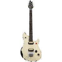 EVH Ltd Ed Wolfgang Special Striped Series Distressed Ivory
