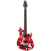 EVH Wolfgang Special Striped Series Red, Black, & White