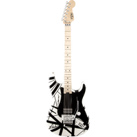 EVH Striped Series White with Black Stripes