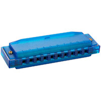 Hohner Kids Clearly Colourful Translucent Harmonica Blue