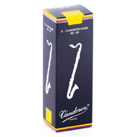 Vandoren B♭ Traditional Bass Clarinet Reeds - 5 Pack