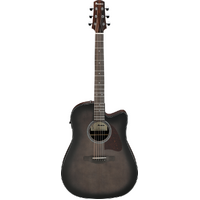 Ibanez AAD70CE TBN Transparent Charcoal Burst Low Gloss