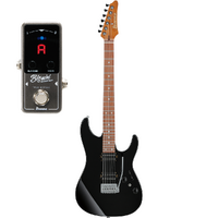 Ibanez AZ24S2 BK with BONUS BIGMINI Tuner Pedal