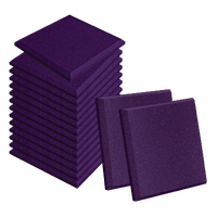 Auralex Studiofoam SonoFlat Panels 2x24x24 Purple - 16 Pack