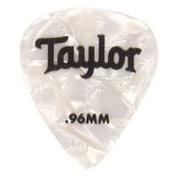 Taylor Celluloid 351 White Pearl Picks .96mm 12 Pack