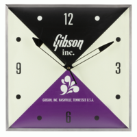 Gibson GA-CLK3 Gibson Inc Vintage Lighted Wall Clock