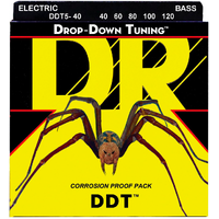 DR Strings DDT5-40 Drop Down Tuning 5-String Bass 40-120
