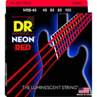 DR Strings NRB-45 Neon Red Bass 45-105