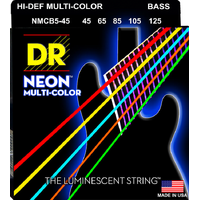 DR Strings NMCB5-45 Neon Multi-Color 5-String Bass 45-125