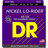 DR Strings NMH5-45 Nickel Lo-Rider 5-String Bass 45-125