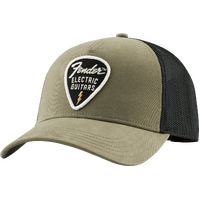 Fender Pick Patch Snap Back Hat Olive
