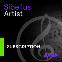 Avid Sibelius Artist - 1 Year Sub