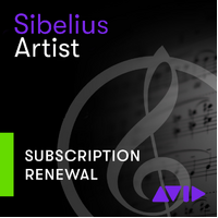 Avid Sibelius Artist - 1 Year Sub Renewal
