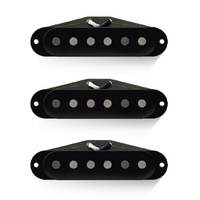Bare Knuckle Pickups Triptych Strat Black Set